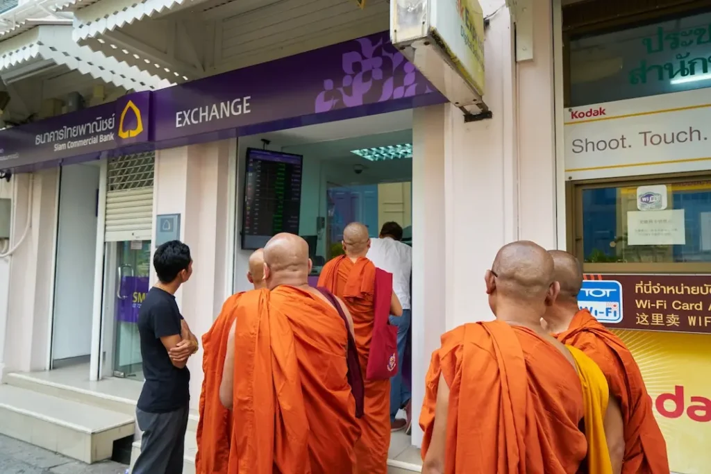 pinnen in Thailand